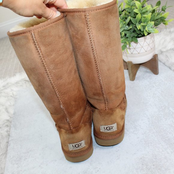 UGG Classic II Tall Boots in Chestnut Color - Picture 7 of 13